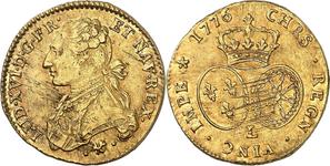 Франция Двойной луидор 1776 L на аукционе MDC Monaco - October 13, 2023