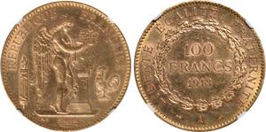 Франция 100 франков 1913 A на аукционе St James’s - September 27, 2023