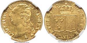 Франция Луидор 1786 A на аукционе Heritage - December 10, 2023