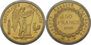 Франция 50 франков 1900 A на аукционе Palombo - October 22, 2017