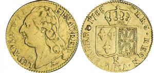 Франция Луидор 1788 N на аукционе Monnaies d'Antan - November 23, 2012