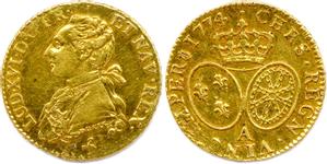 Франция Луидор 1774 A на аукционе VINCHON - June 23, 2021