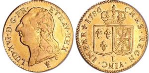 Франция Луидор 1786 I на аукционе Monnaies d'Antan - May 30, 2020