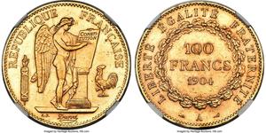 Франция 100 франков 1904 A на аукционе Heritage - May 12, 2022