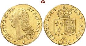 Франция Двойной луидор 1788 AA на аукционе Künker - June 24, 2022