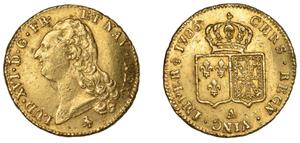 Франция Двойной луидор 1786 A на аукционе NOONANS - April 5, 2023