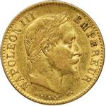 Франция 10 франков 1866 BB на аукционе Mateusz Wójcicki - September 19, 2021