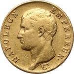 Франция 40 франков AN 14 (1805-1806) U на аукционе Numimarket - November 8, 2022
