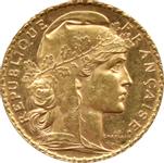 Франция 20 франков 1905 A на аукционе COINSNET - April 2, 2023