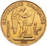 Франция 20 франков 1878 A на аукционе Pesek Auctions - September 27, 2023