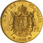 Франция 50 франков 1863 BB на аукционе Stack's - February 12, 2019